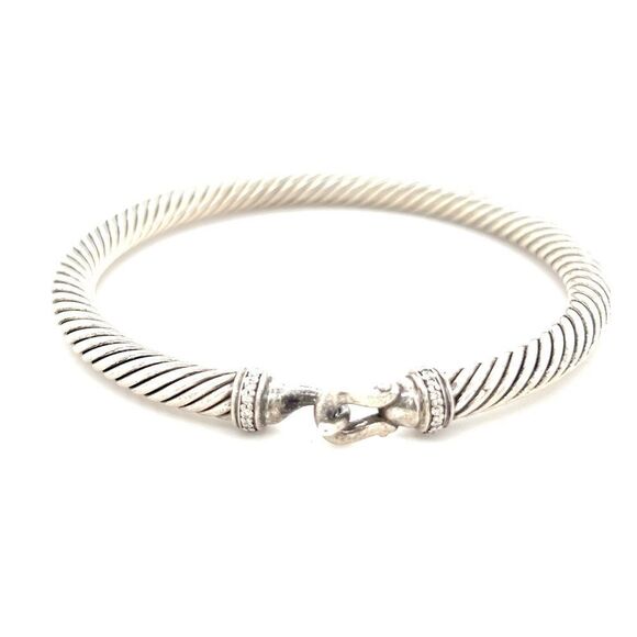 D.Y. 925 Diamond Buckle Bracelet - Picture 1 of 7